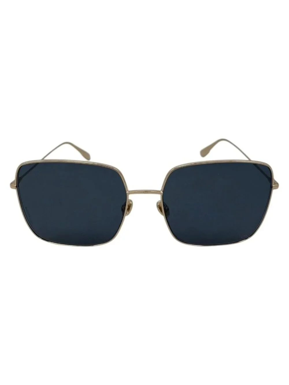 Dior Sunglasses Square Metal Blue Gold Eyewear